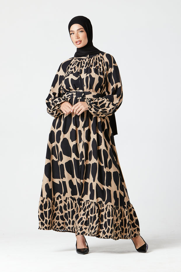 Giraffe Print Maxi