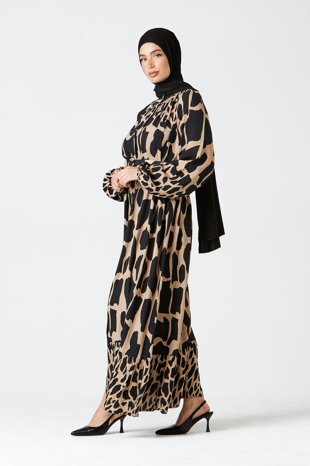 Giraffe Print Maxi
