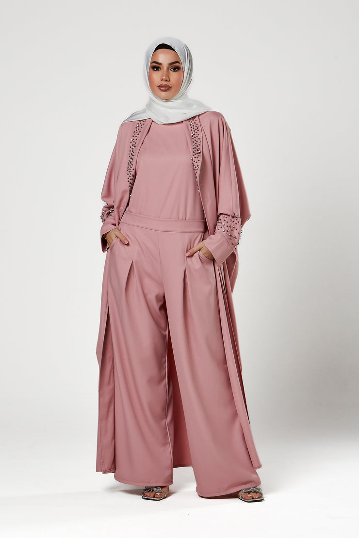 3pc Abaya Trouser Set