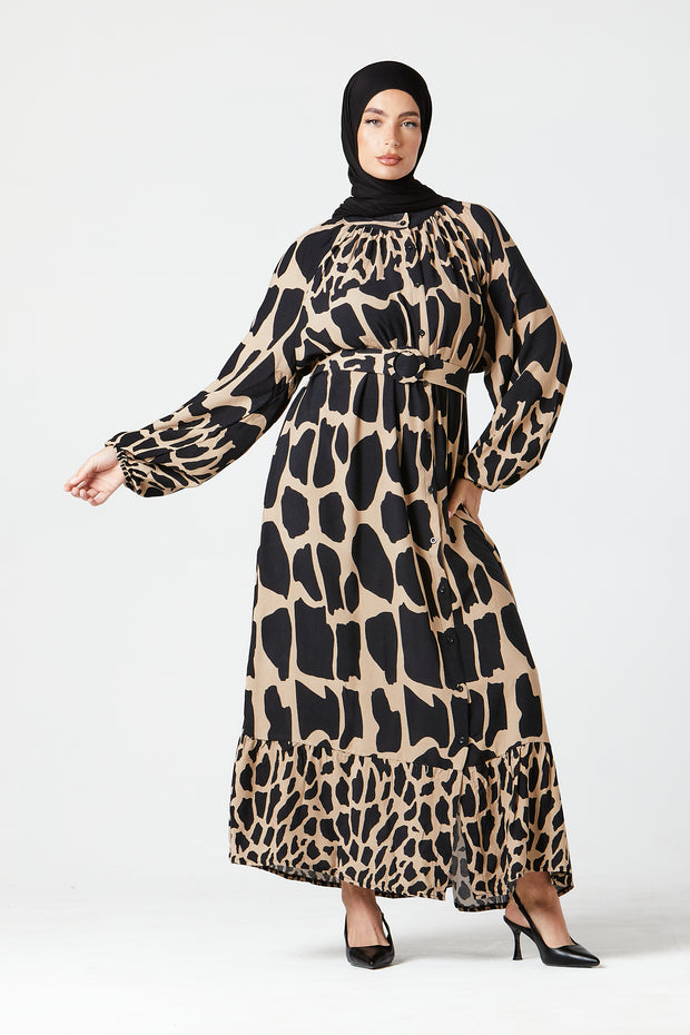 Giraffe Print Maxi