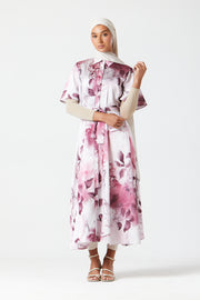Rose Marble Midi Dress