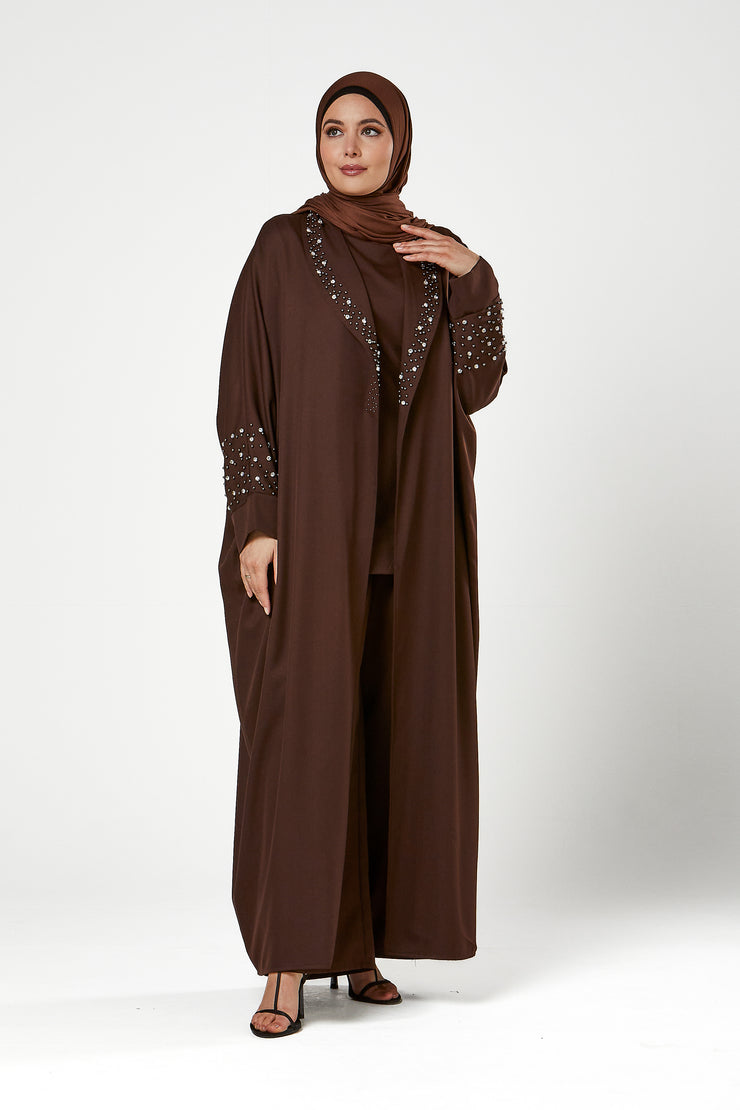 3pc Abaya Trouser Set