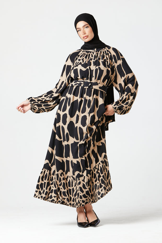 Giraffe Print Maxi