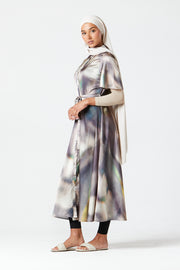 Stone Veil Midi Dress