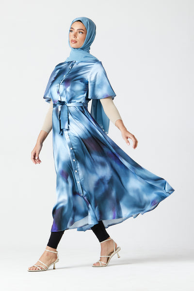 Blue Haze Midi Dress