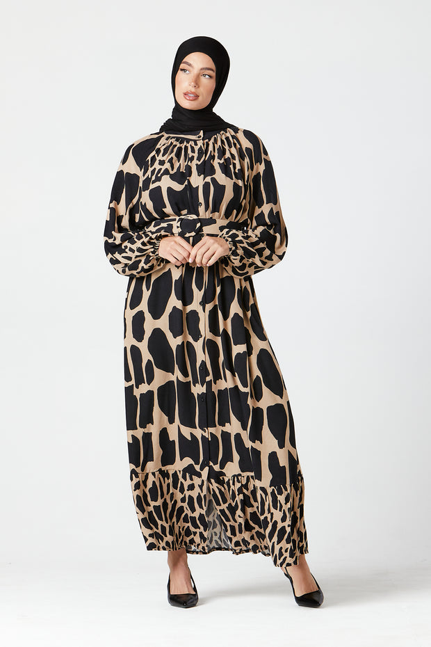 Giraffe Print Maxi