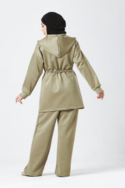 Sage Urban Modest Hoodie Set