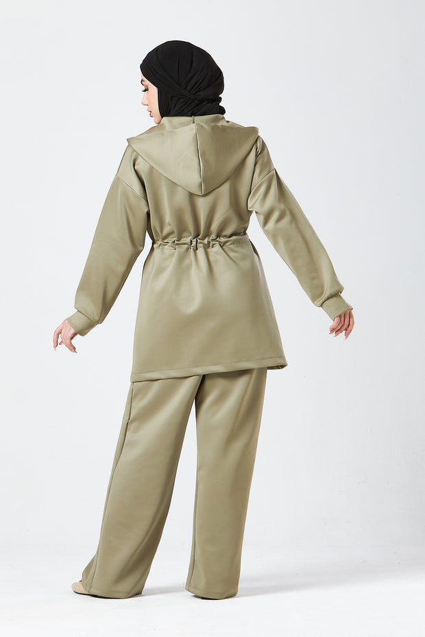Sage Urban Modest Hoodie Set
