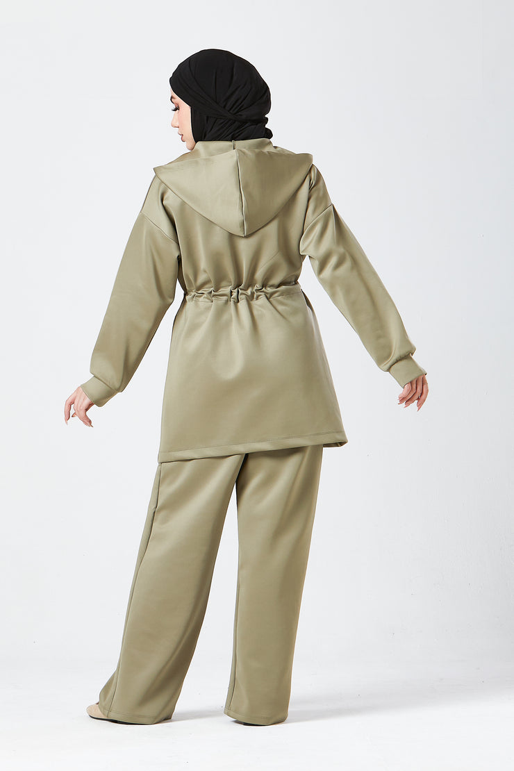 Sage Urban Modest Hoodie Set