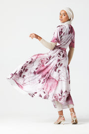 Rose Marble Midi Dress