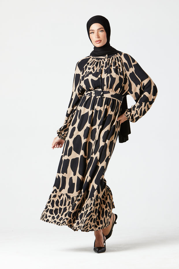 Giraffe Print Maxi