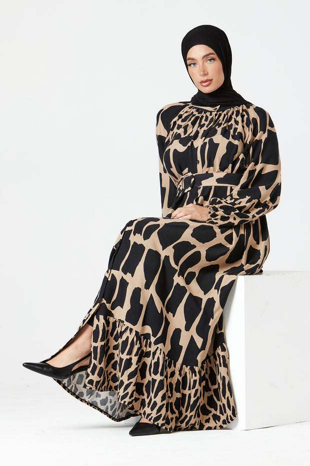 Giraffe Print Maxi