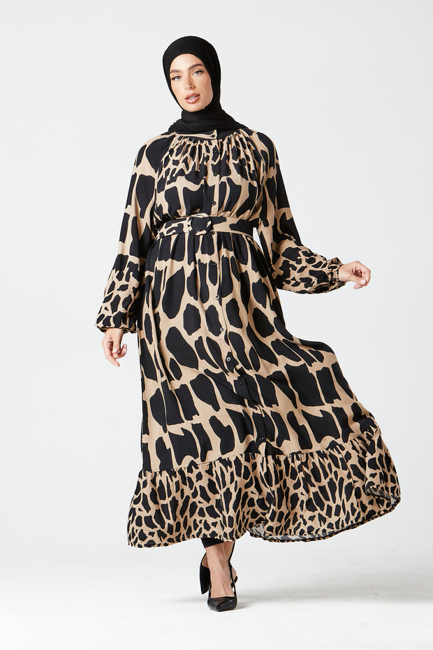 Giraffe Print Maxi