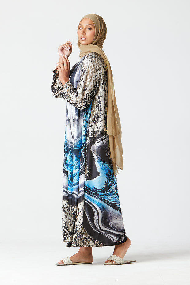 Blue Dahlia Kaftan