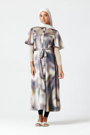 Stone Veil Midi Dress