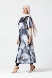 Noir Fade Midi Dress