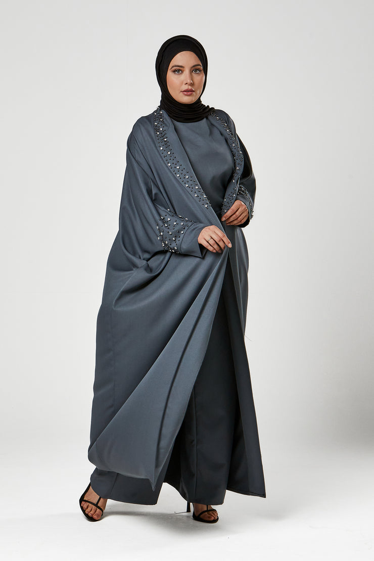 3pc Abaya Trouser Set