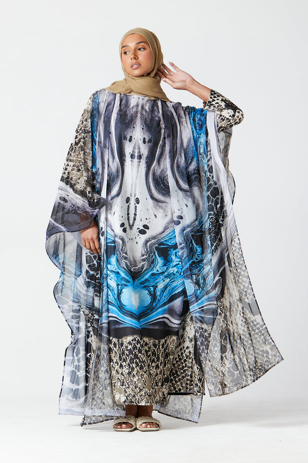 Blue Dahlia Kaftan