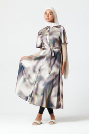 Stone Veil Midi Dress