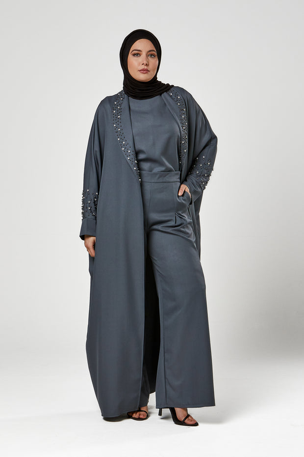 3pc Abaya Trouser Set