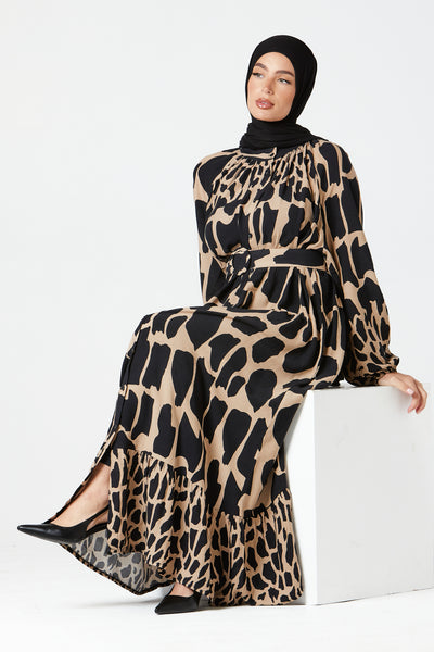 Giraffe Print Maxi