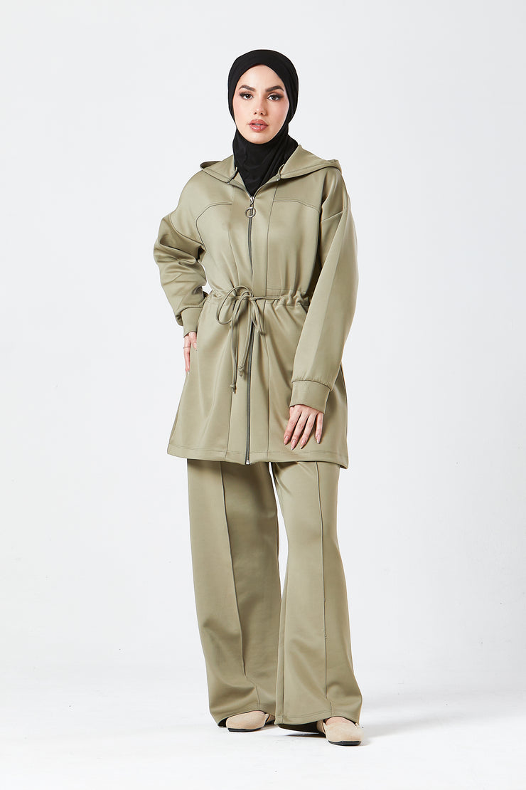 Sage Urban Modest Hoodie Set