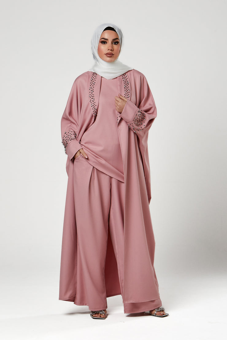 3pc Abaya Trouser Set