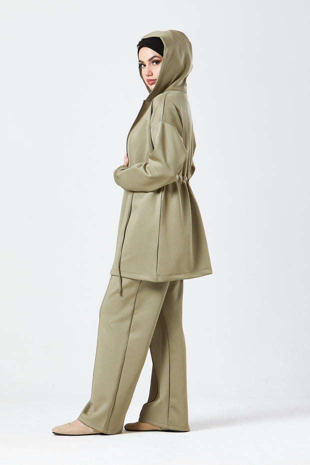 Sage Urban Modest Hoodie Set