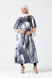 Noir Fade Midi Dress