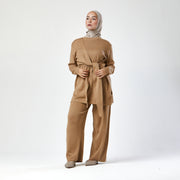 Camel Wrap Co-Ord