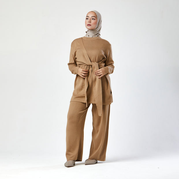 Camel Wrap Co-Ord