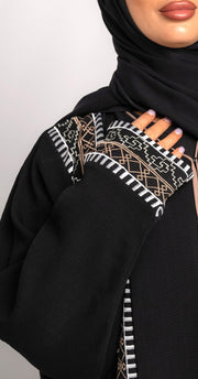 Textured Embroidery Abaya