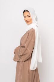 Carob Embellished Abaya