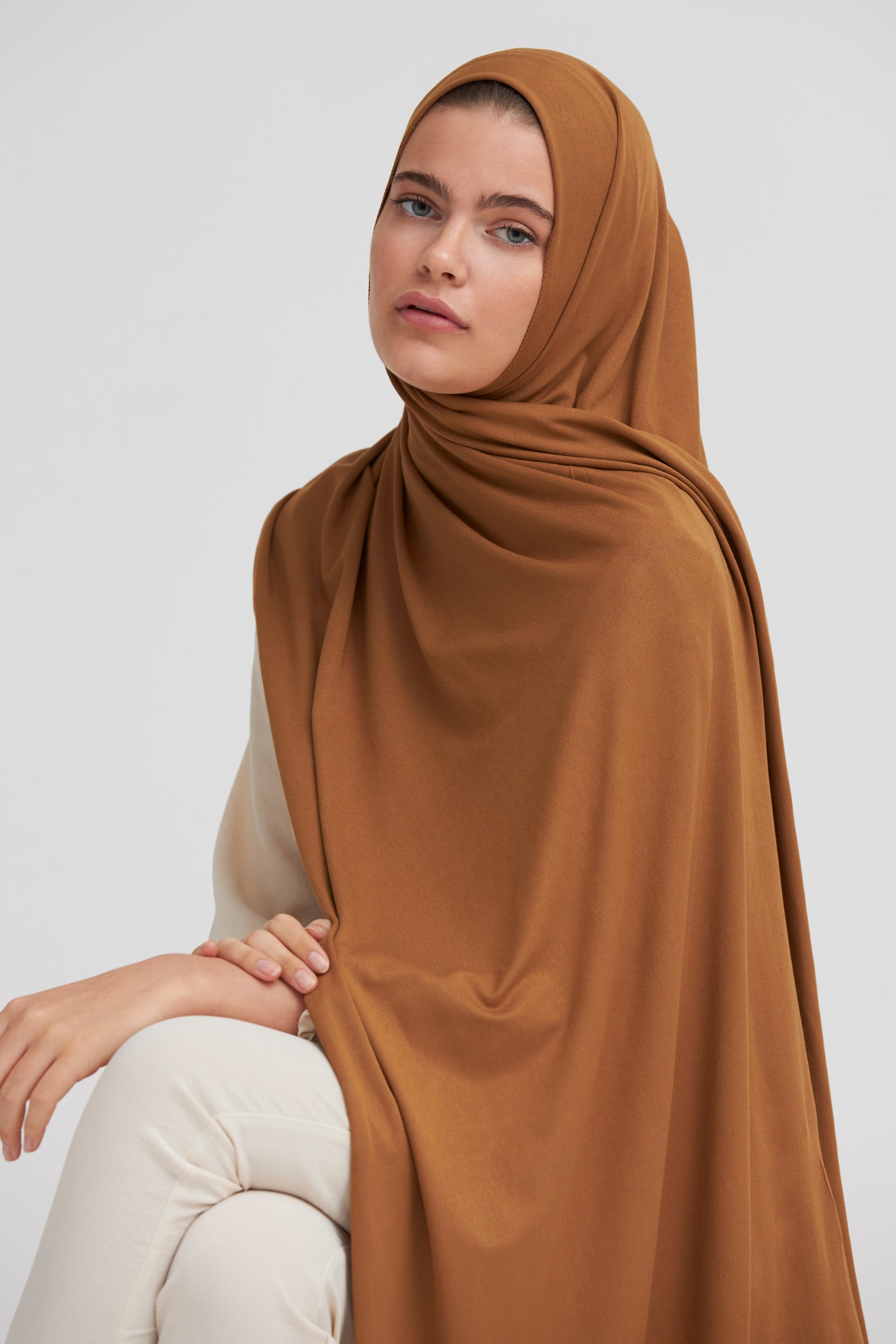 Ribbed Jersey Hijab – PardaParadise